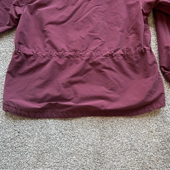 Eddie Bauer Wool Blend Lined Chore Jacket, Burgundy Color, Size Large - Picture 13 of 15